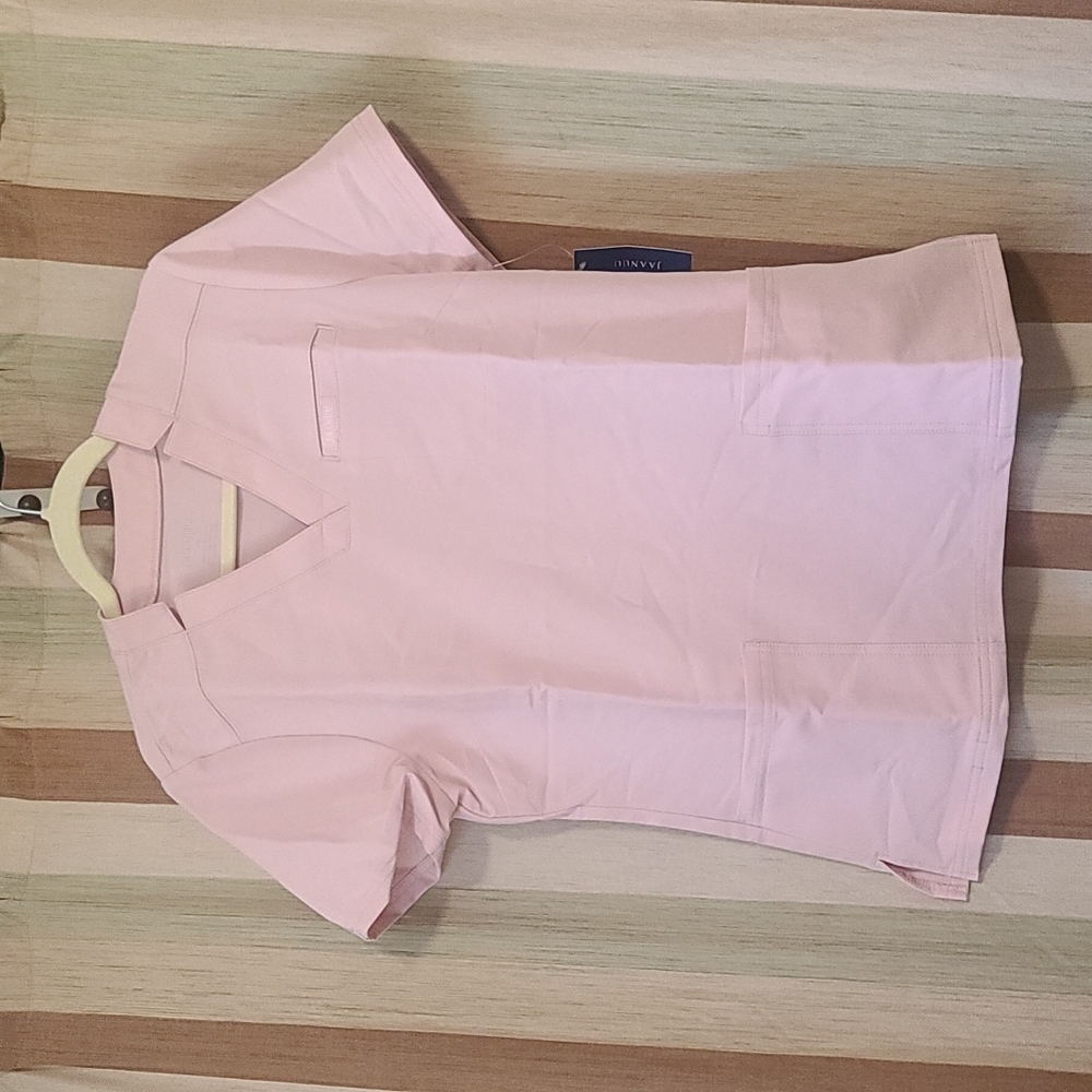 NWT Blush Pink Scrub Top